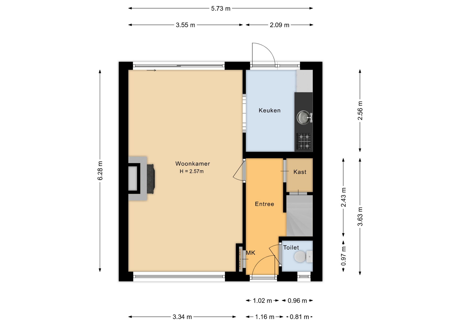 Zijpestraat 12 , 2131 AZ Hoofddorp map